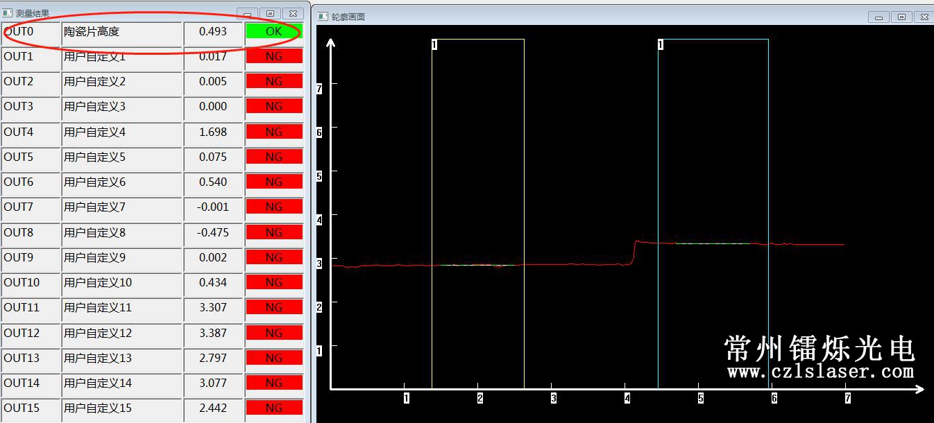 陶瓷片翹曲檢測(cè)