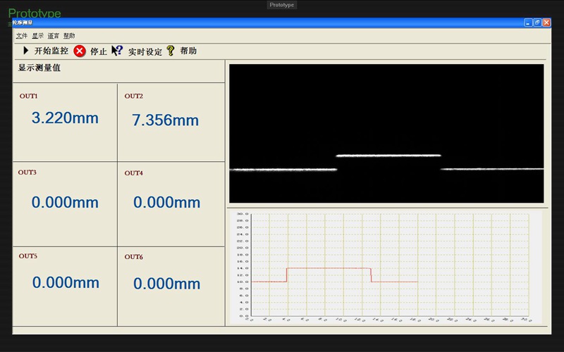 LS系列3D輪廓傳感器檢測軟件 LS系列3D輪廓傳感器檢測軟件